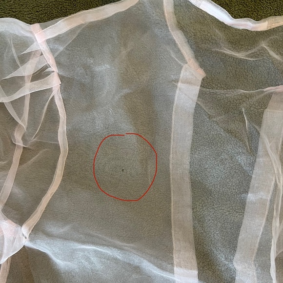 Pink Organza Cropped Topper Jacket - Picture 5 of 5